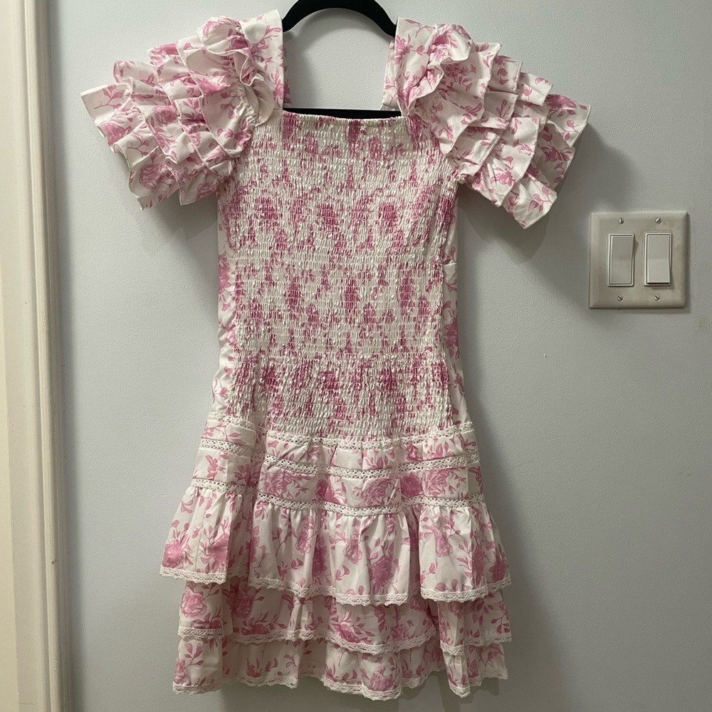 NWOT Ruffle Mini Dress - Picture 6 of 8